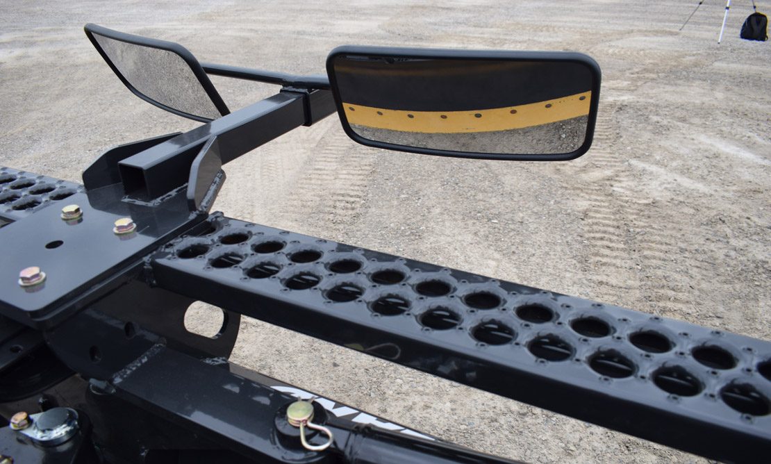skid steer laser grader