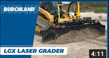 laser grader for skid steers video